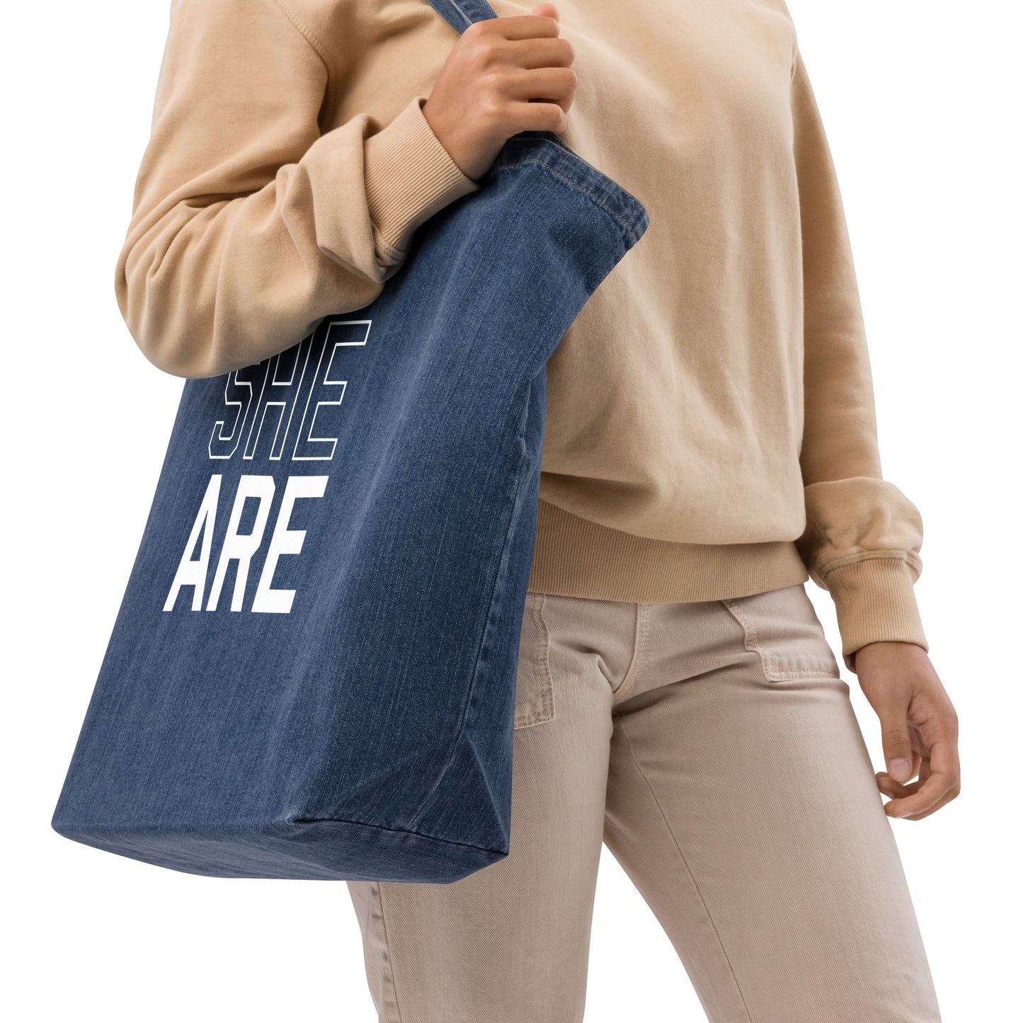 PSU - "SHE ARE" Denim Tote