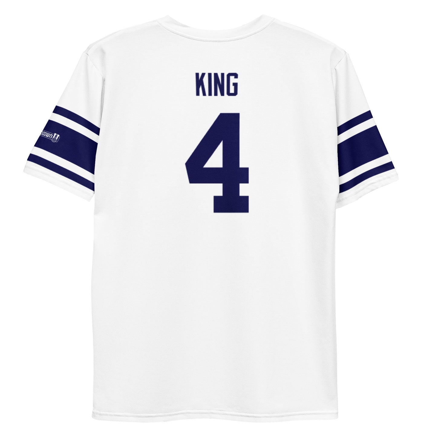 Lockdown U - Kalen King White Jersey T-Shirt - ATH ECO
