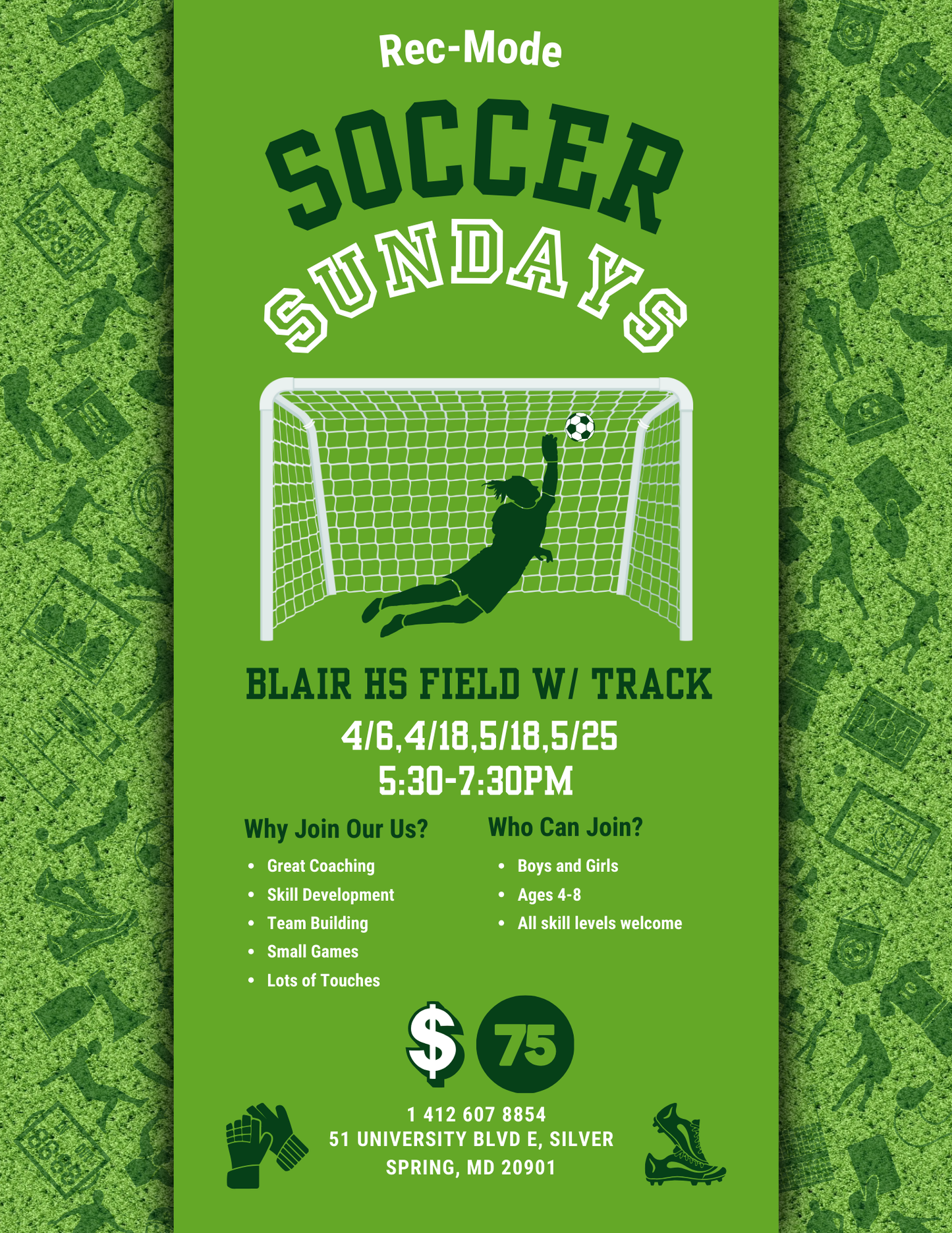 Rec-Mode Soccer Sundays