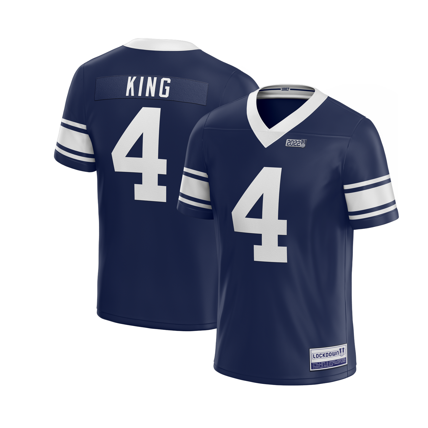Lockdown U - Kalen King Jersey Navy - ATH ECO