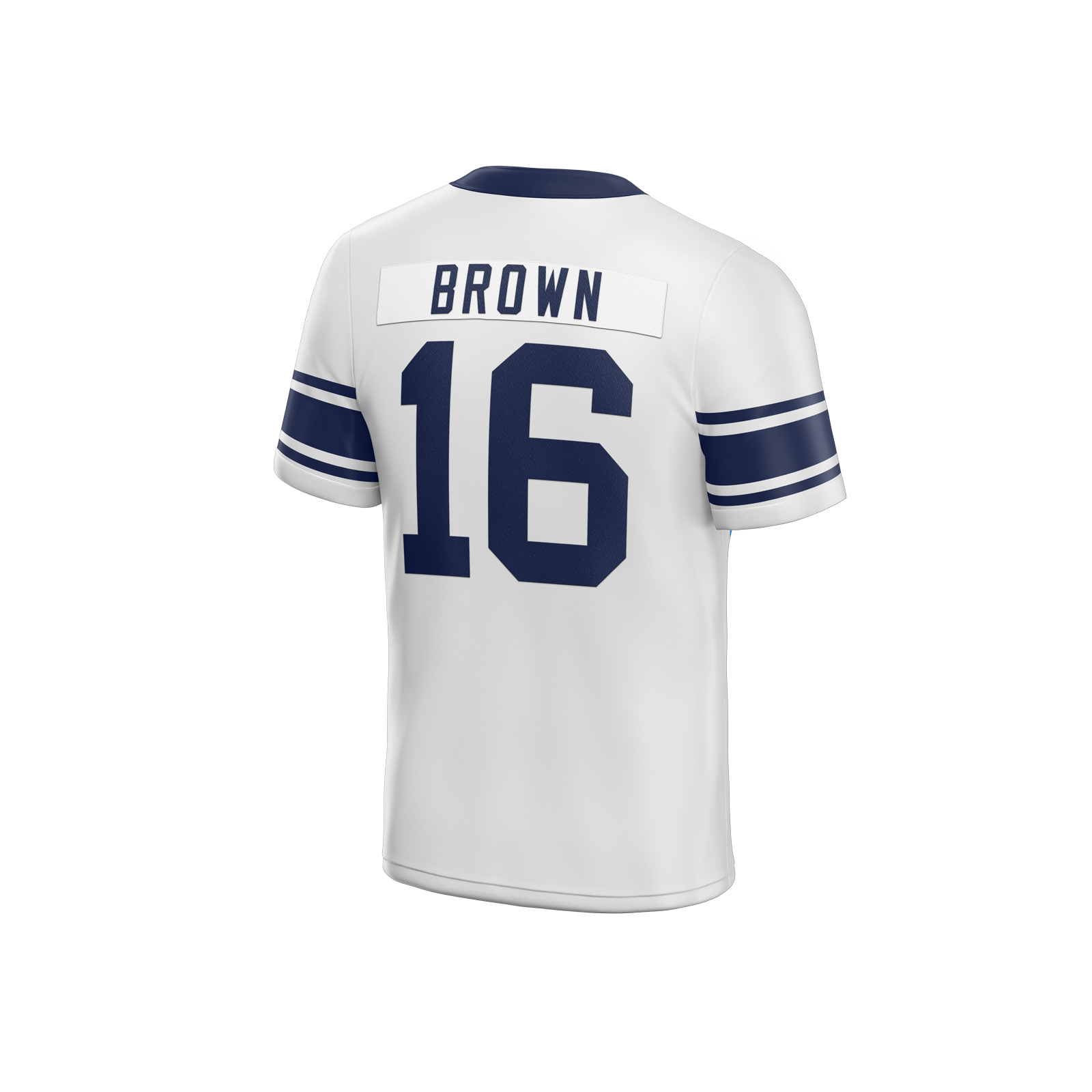 Lockdown U - Ji'Ayir Brown Jersey White - ATH ECO