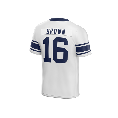 Lockdown U - Ji'Ayir Brown Jersey White - ATH ECO