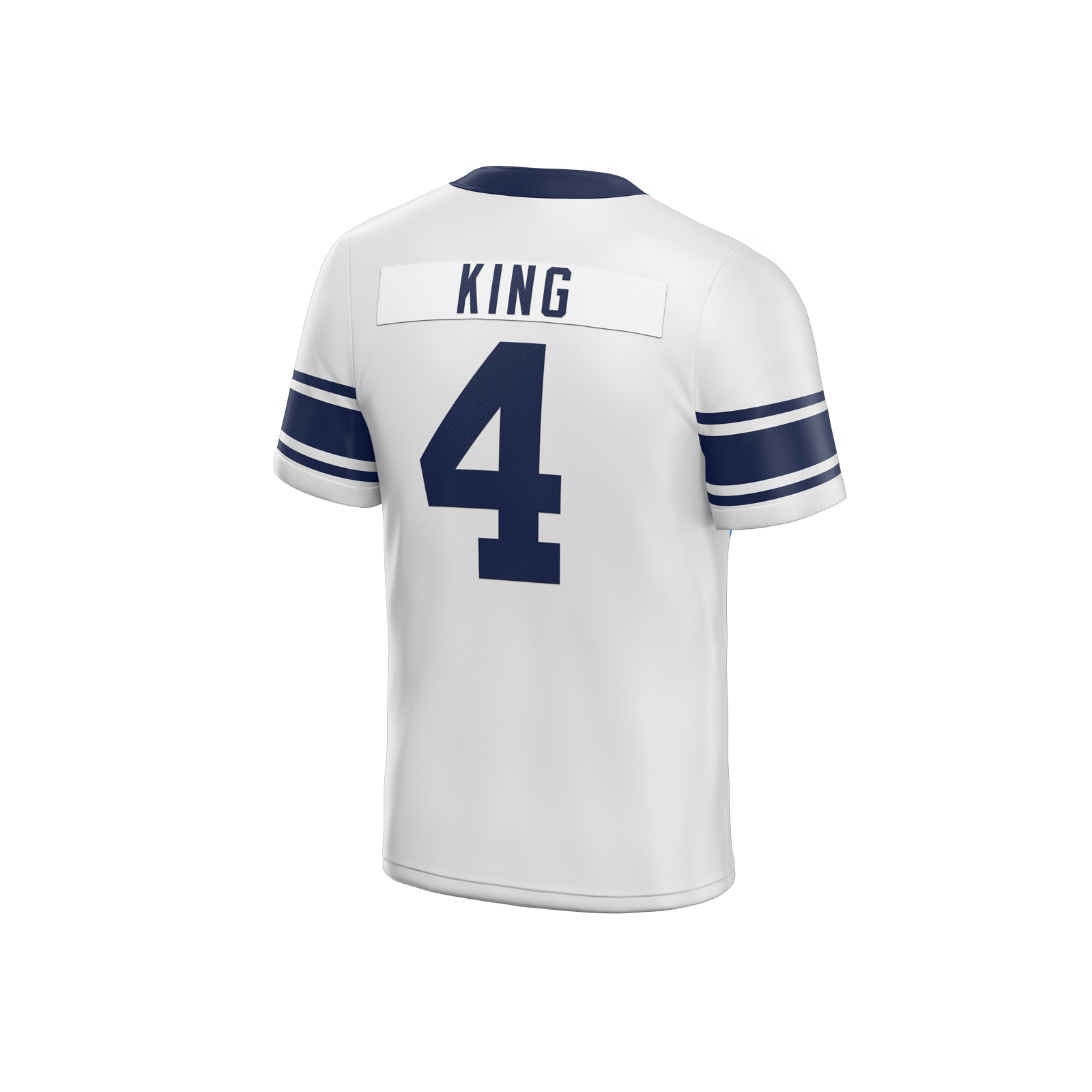 Lockdown U - Kalen King Jersey White - ATH ECO