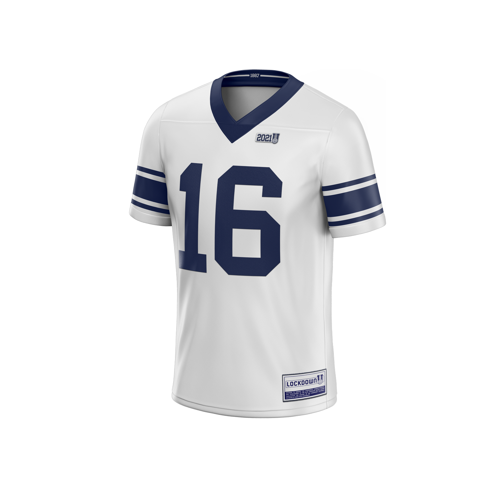 Lockdown U - Ji'Ayir Brown Jersey White - ATH ECO