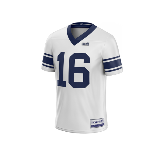 Lockdown U - Ji'Ayir Brown Jersey White - ATH ECO