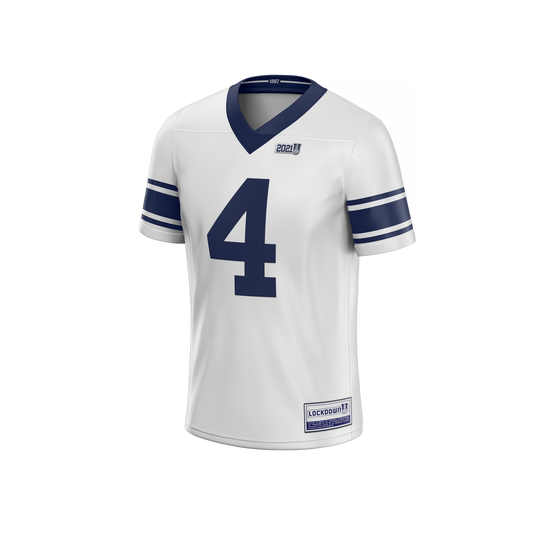 Lockdown U - Kalen King Jersey White - ATH ECO