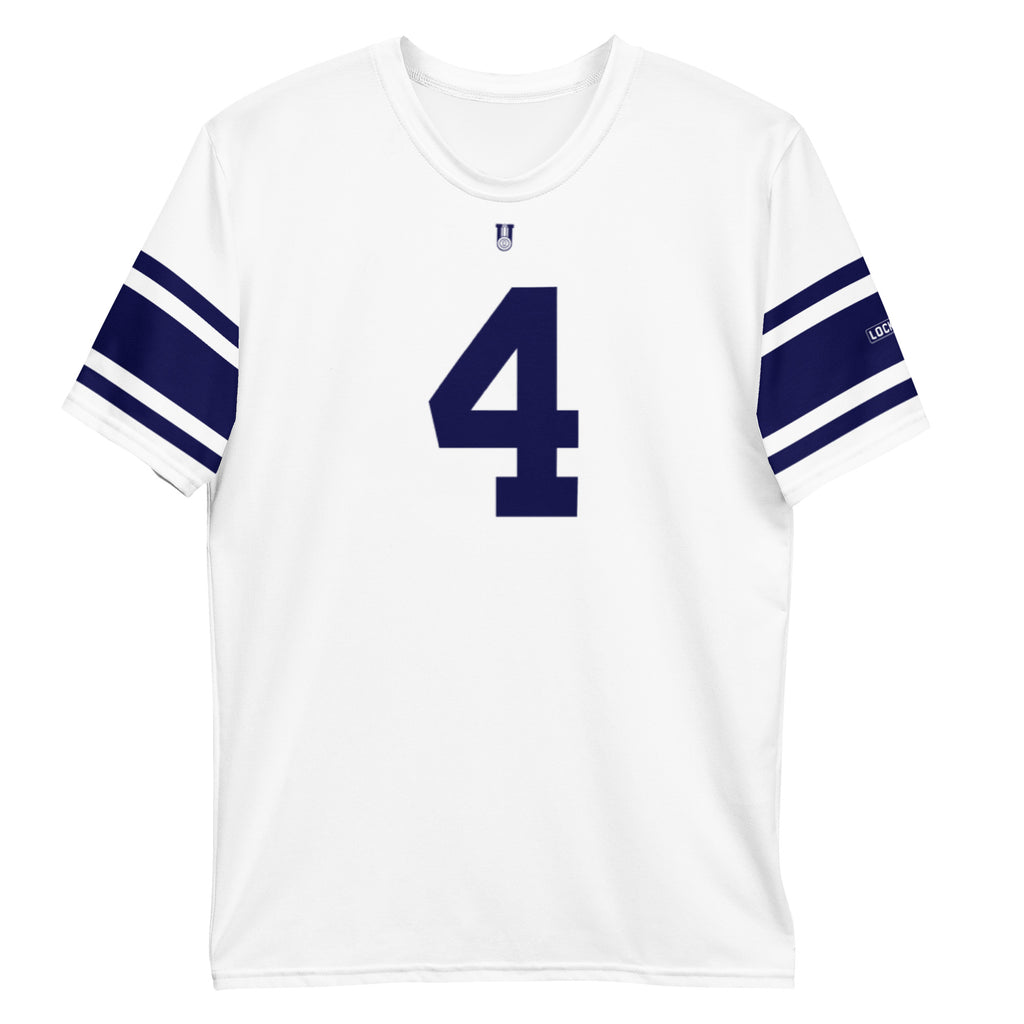 Lockdown U - Kalen King White Jersey T-Shirt - ATH ECO