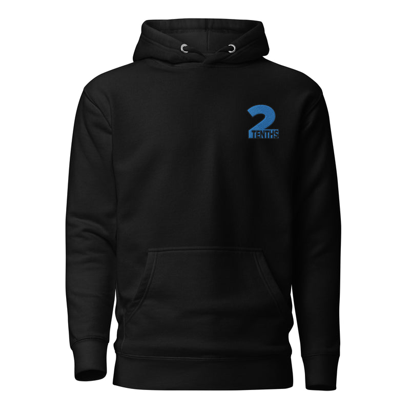 2Tenths Logo Hoodie Black - ATH ECO