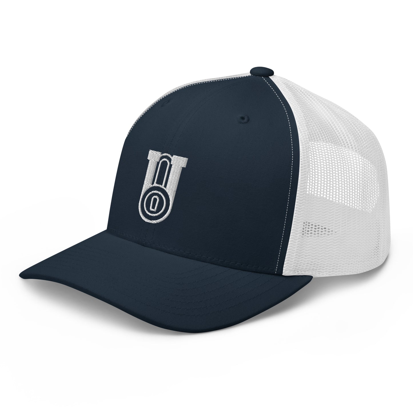 Lockdown U Trucker Hat - Lock Logo - ATH ECO