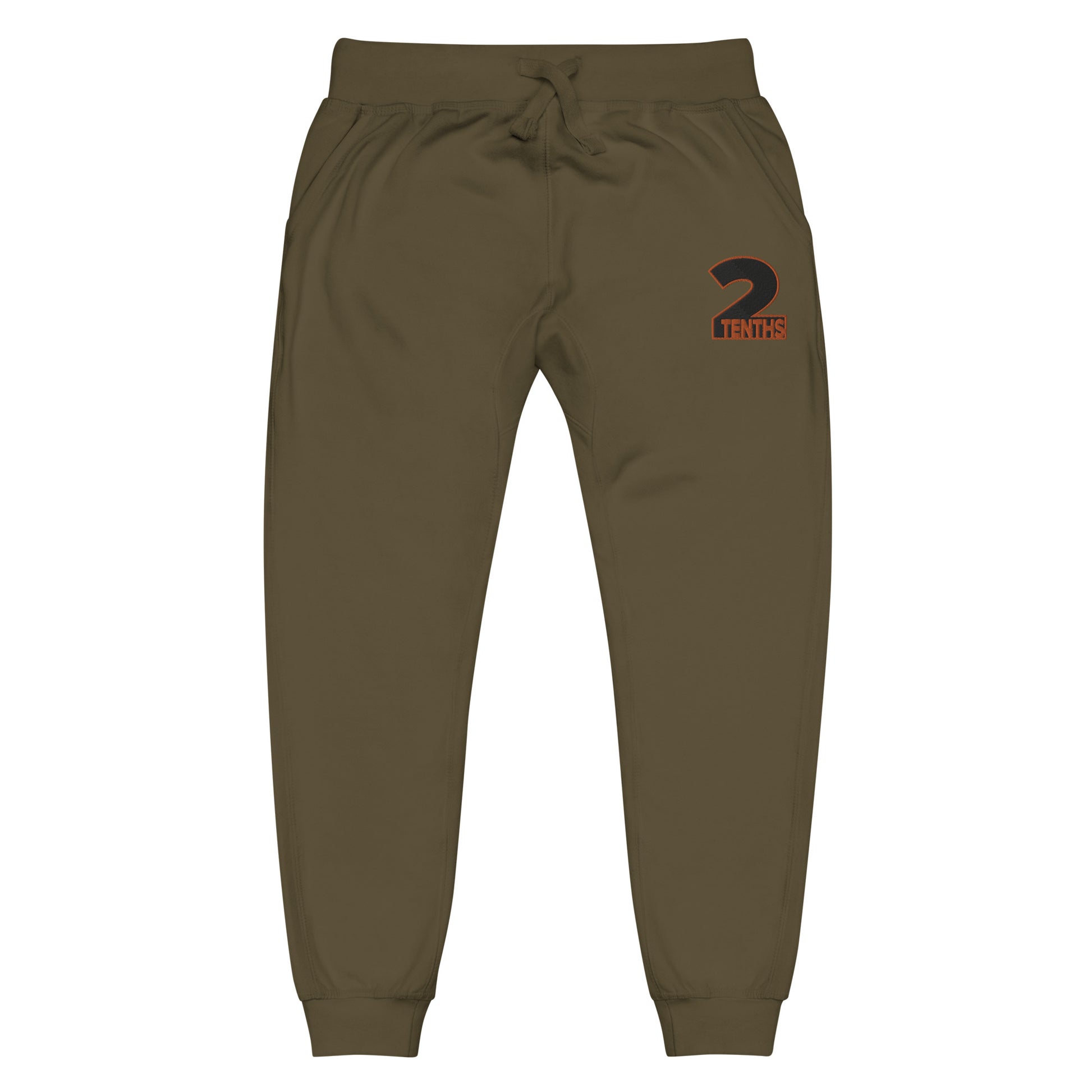 2Tenths Logo Joggers Military Green - ATH ECO