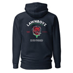 LAWNBOYZ - Navy Rose Bowl Hoodie - ATH ECO