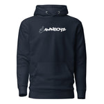 LAWNBOYZ - RBU Navy Logo Hoodie - ATH ECO