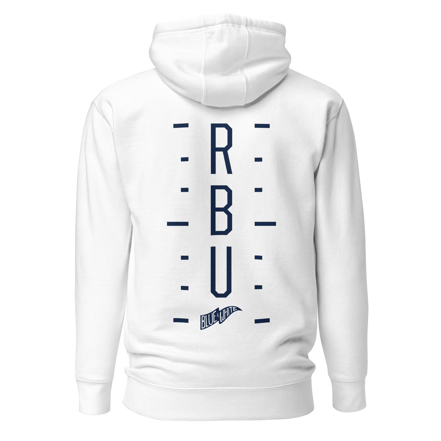 LAWNBOYZ - RBU White Logo Hoodie - ATH ECO