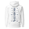 LAWNBOYZ - RBU White Logo Hoodie - ATH ECO