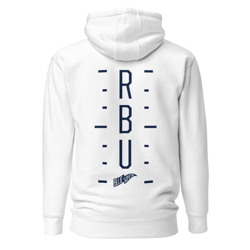 LAWNBOYZ - RBU White Logo Hoodie - ATH ECO