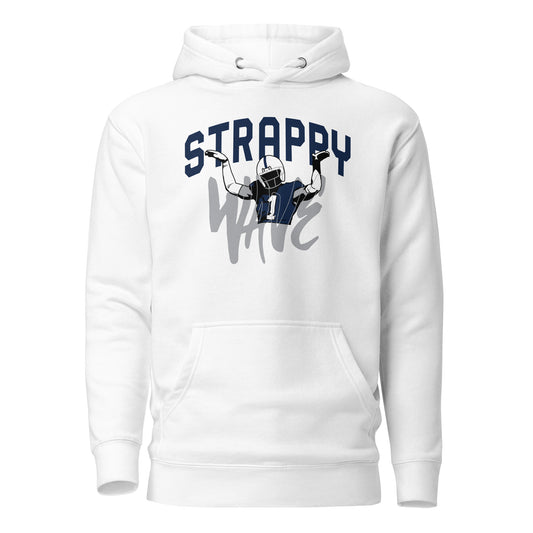 Lockdown U - Strappy Wave Hoodie White - ATH ECO
