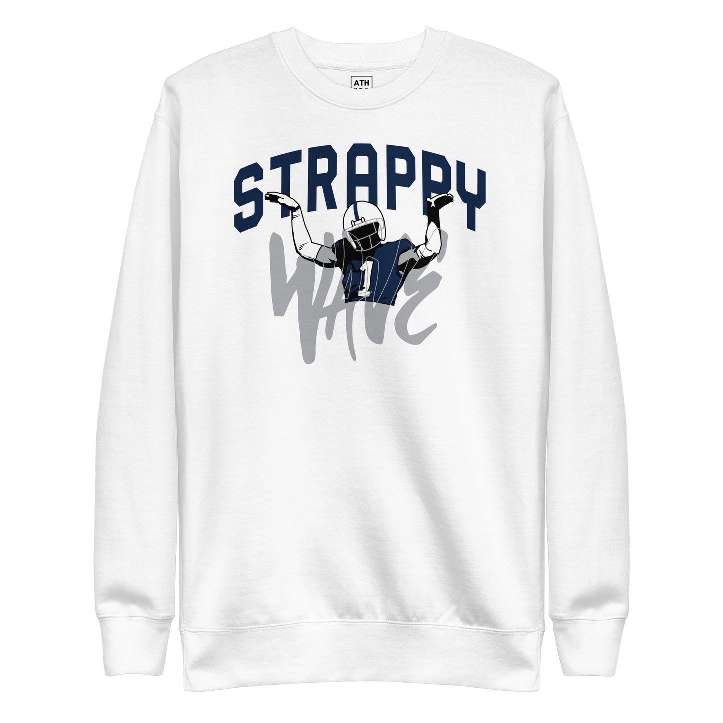 Lockdown U - Strappy Wave Crew White - ATH ECO