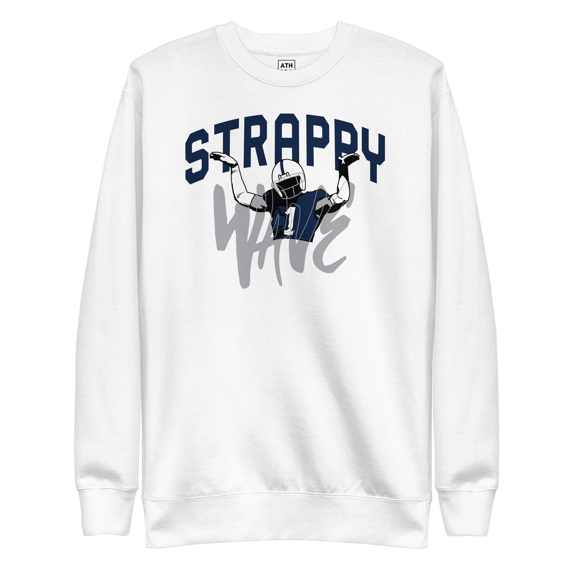 Lockdown U - Strappy Wave Crew White - ATH ECO